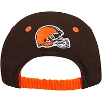 Infant Brown/Orange Cleveland Browns My First Tail Sweep Slouch Flex Hat