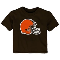 Infant Brown Cleveland Browns Primary Logo T-Shirt