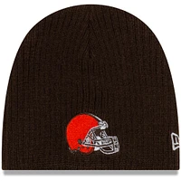 Infant New Era  Brown Cleveland Browns Mini Fan Beanie