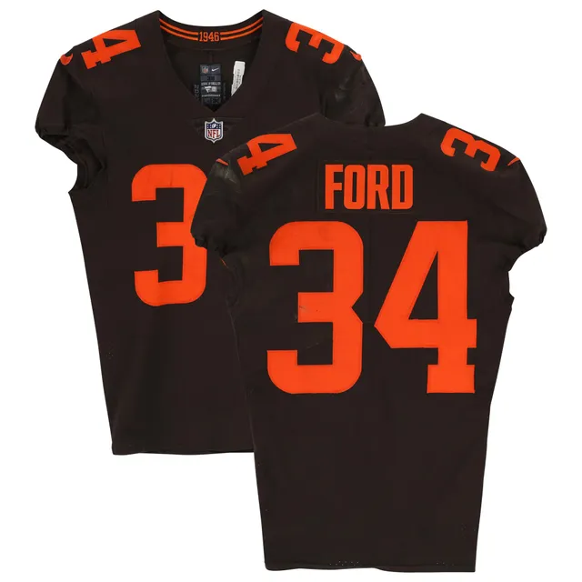 Lids Jerome Ford Cleveland Browns Fanatics Authentic Game-Used #34 Brown  Jersey vs. New Orleans Saints on December 24, 2022