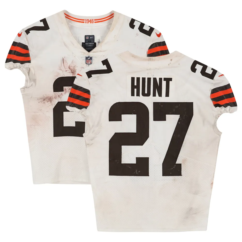 Lids Kareem Hunt Cleveland Browns Fanatics Authentic Game-Used #27