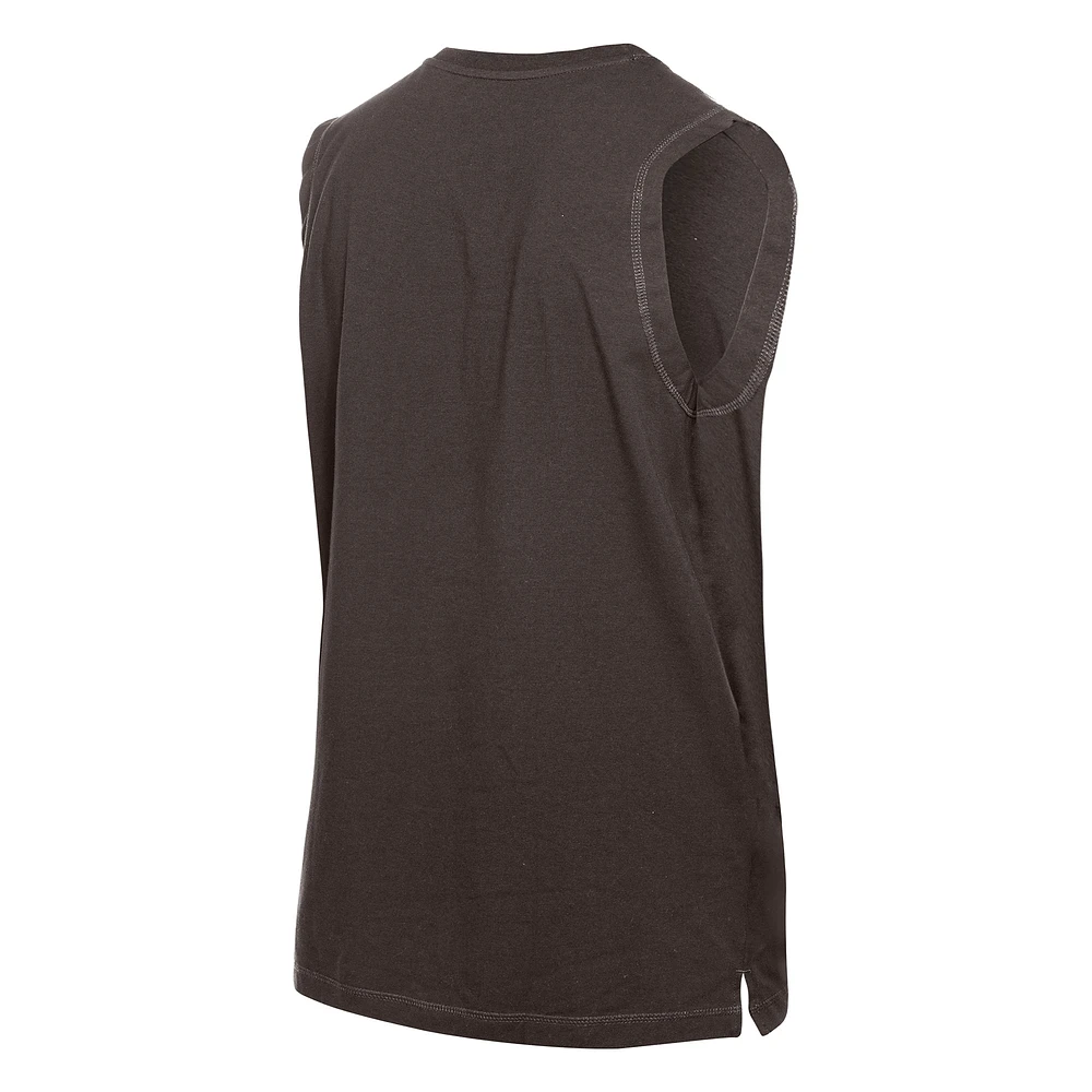 Men's New Era  Brown Cleveland Browns Leisure Collection Tank Top
