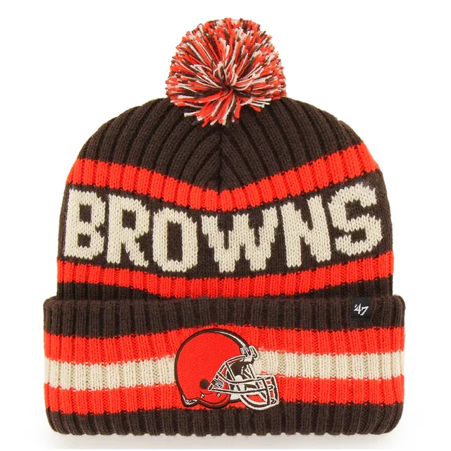 Lids Cleveland Browns '47 Toddler Bam Bam Cuffed Knit Hat with Pom