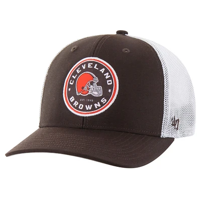 Casquette extensible marron Cleveland Browns '47 pour homme