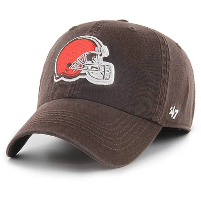 Men's '47 Brown Cleveland Browns Franchise Logo Fitted Hat