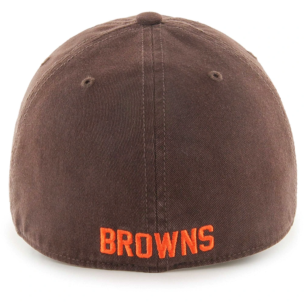 Men's '47 Brown Cleveland Browns Gridiron Classics Franchise Legacy Fitted Hat