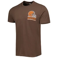 T-shirt pour homme '47 Brown Cleveland Browns Open Field Franklin