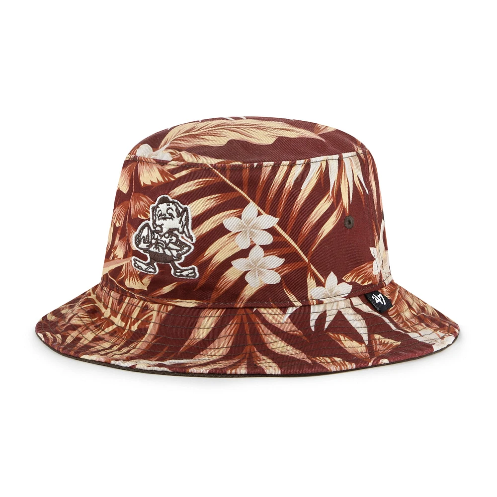 Chapeau bob Tropicalia '47 marron des Cleveland Browns pour hommes