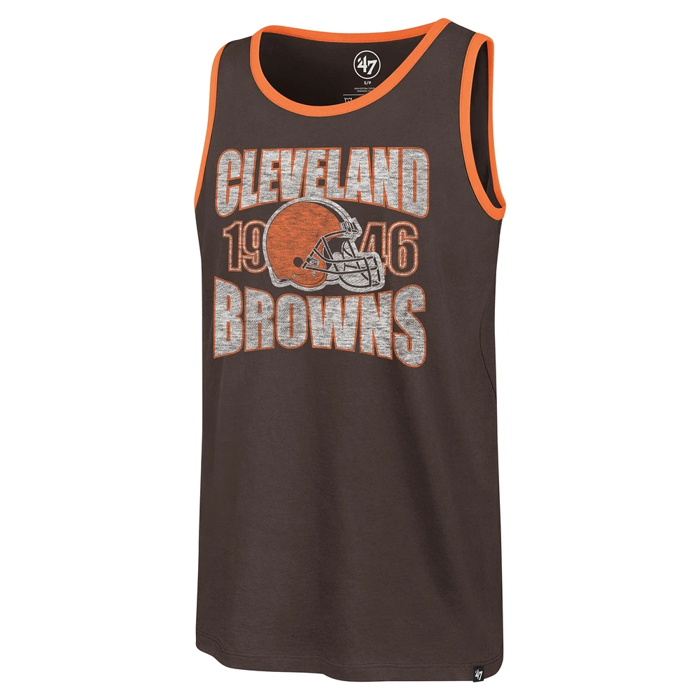 Débardeur '47 marron Cleveland Browns Upload Franklin pour hommes