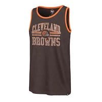 Men's '47  Brown Cleveland Browns Winger Franklin Tank Top