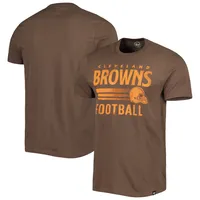 Men's '47 Brown Cleveland Browns Tie-Dye T-Shirt