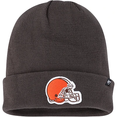 Men's '47  Charcoal Cleveland Browns Secondary Cuffed Knit Hat