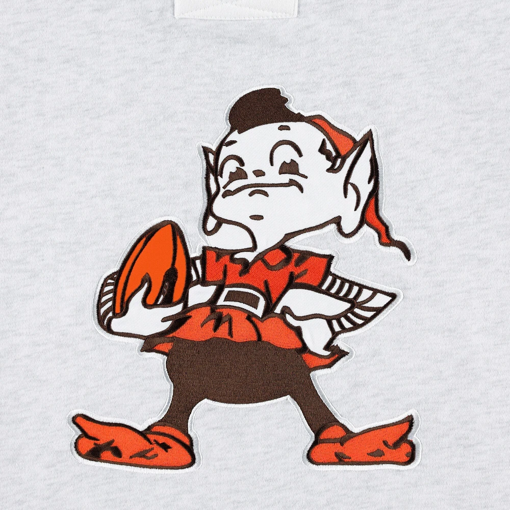 Chandail à capuchon lacets The Elf Historic Logo Gridiron des Browns de Cleveland 1947 pour hommes