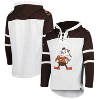 Chandail à capuchon lacets The Elf Historic Logo Gridiron des Browns de Cleveland 1947 pour hommes