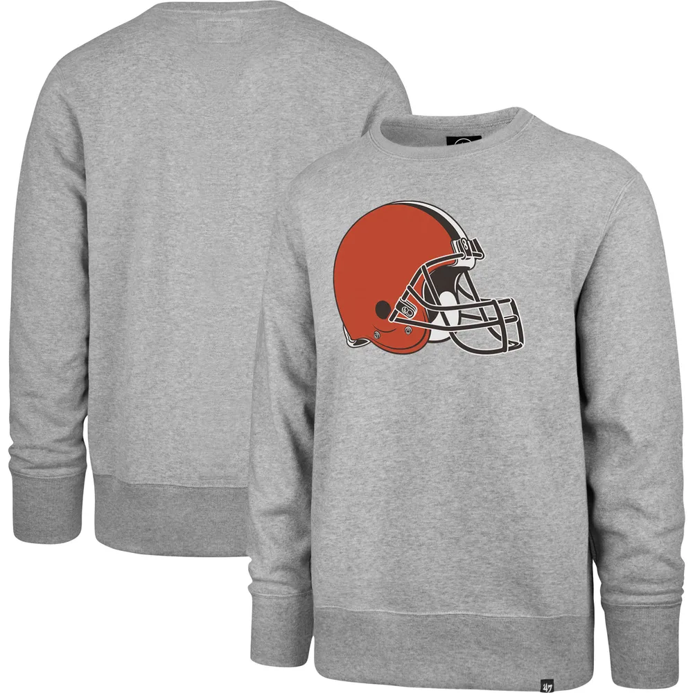 Men's Refried Apparel Orange/Brown Cleveland Browns Sustainable Split  Center Pullover Sweatshirt