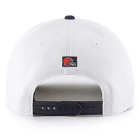 Men's '47 White Cleveland Browns Patriotic Overhand Hitch Adjustable Hat