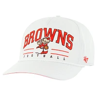 Men's '47 White Cleveland Browns Roscoe Hitch Rope Adjustable Hat