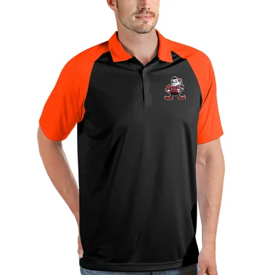 Cleveland Browns NFL Mens Striped Polyester Polo