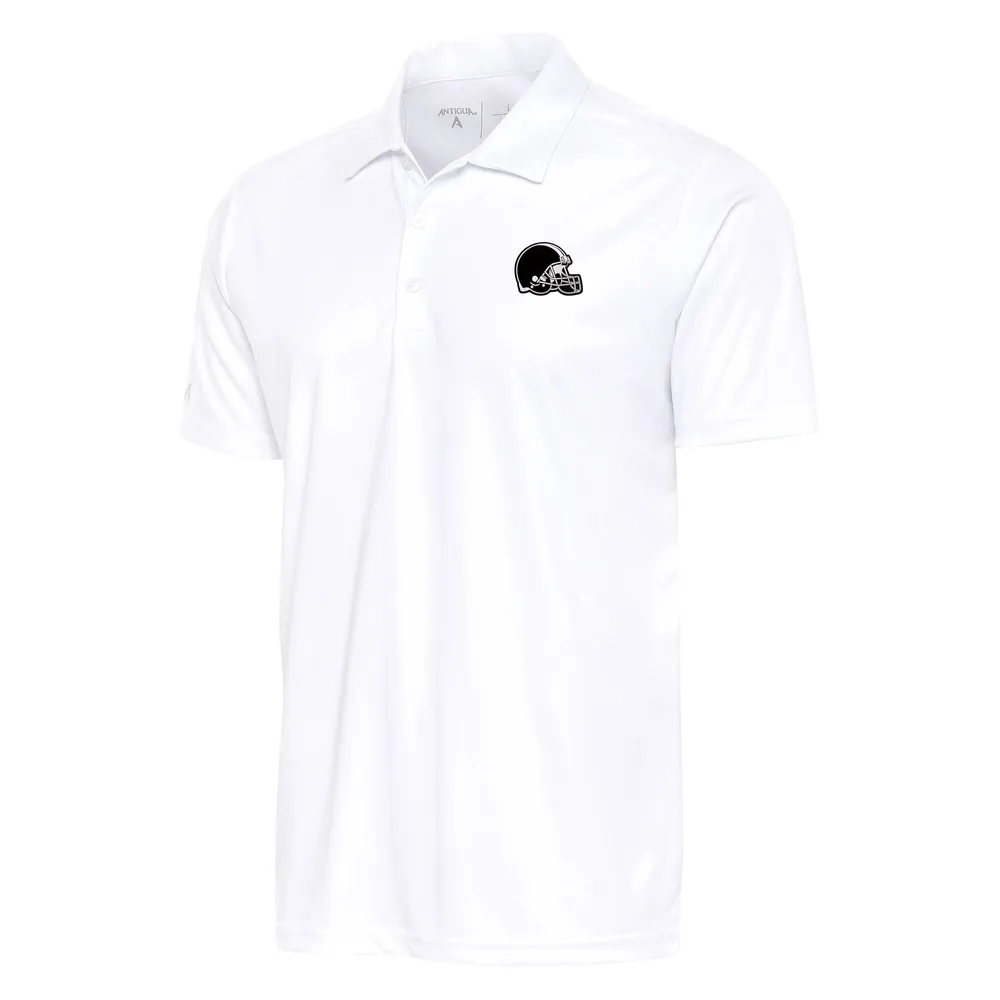 Lids Cleveland Browns Antigua Metallic Logo Tribute Polo - White