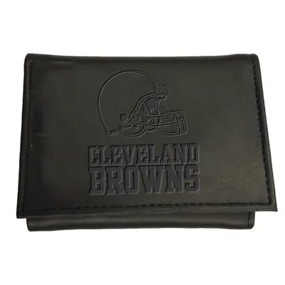 Cleveland Browns Hybrid Tri-Fold Wallet - Black