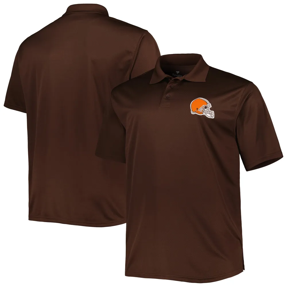 Polo Cleveland Browns Big & Tall marron pour homme