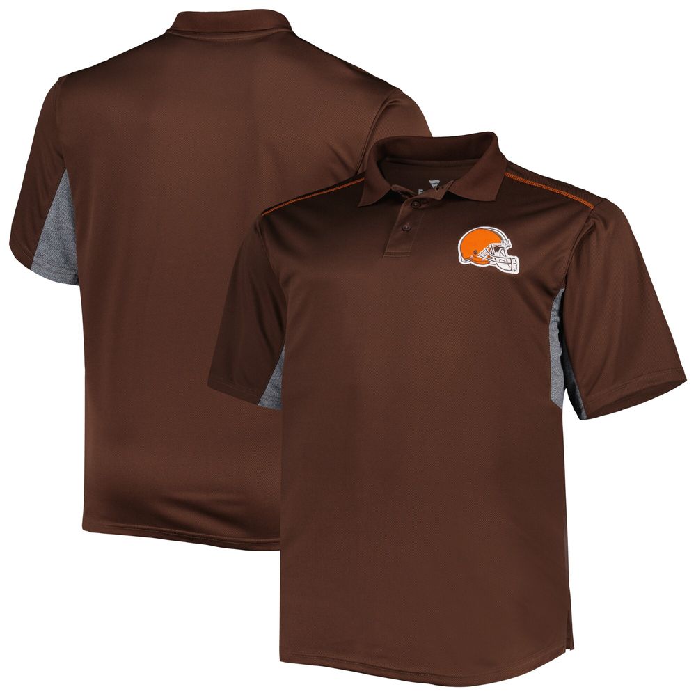 Fanatics Branded Men's Brown Cleveland Browns Big & Tall Team Color Polo