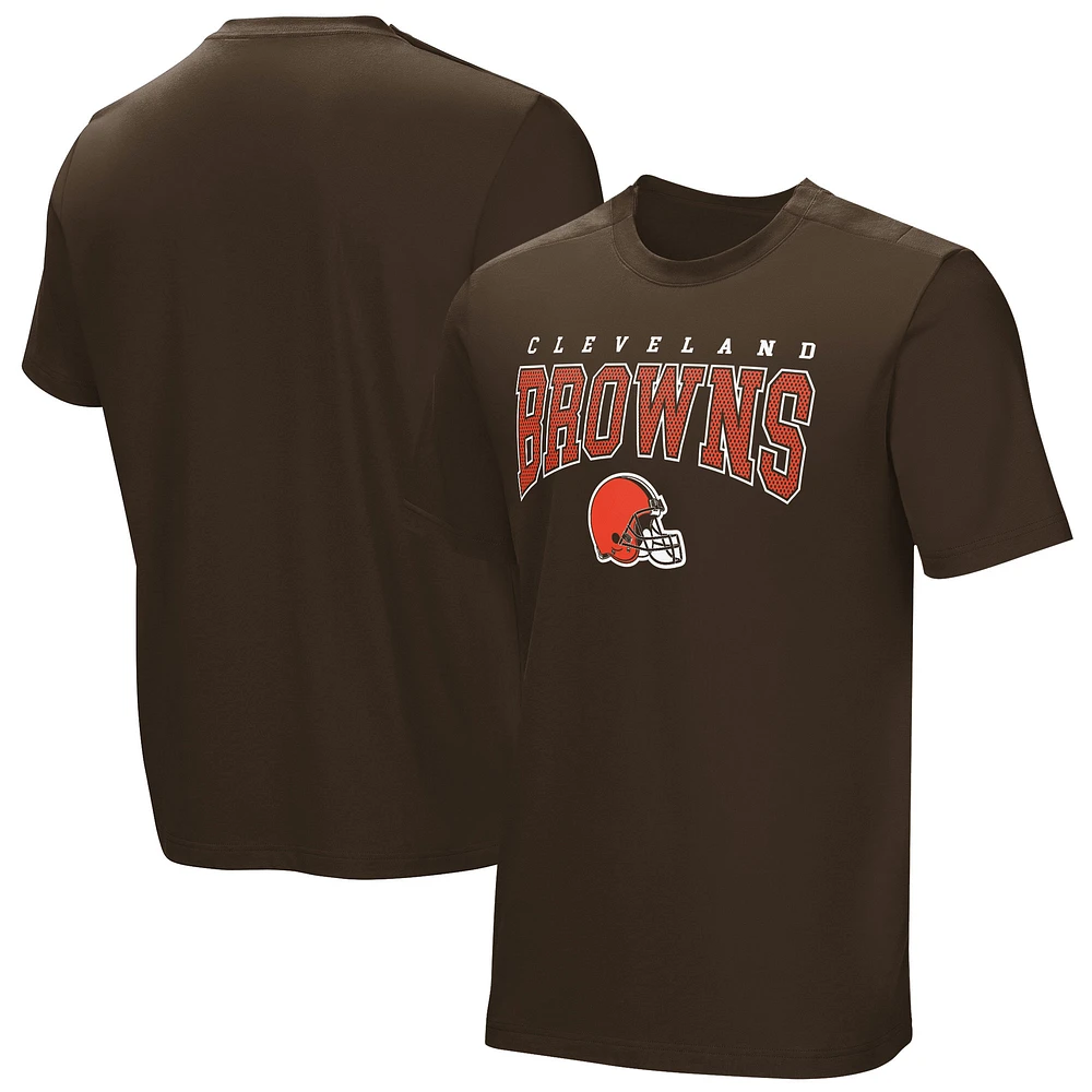 Men's  Brown Cleveland Browns Home Team Adaptive T-Shirt