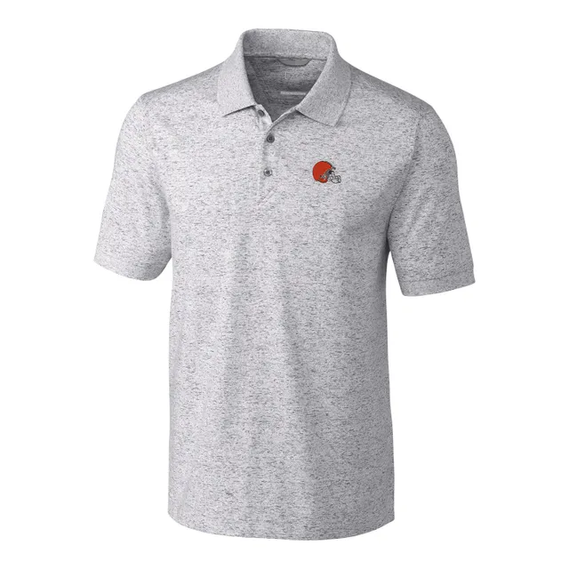 Lids Cleveland Browns Cutter & Buck Big Tall Space Dye Advantage Polo -  Heather Gray