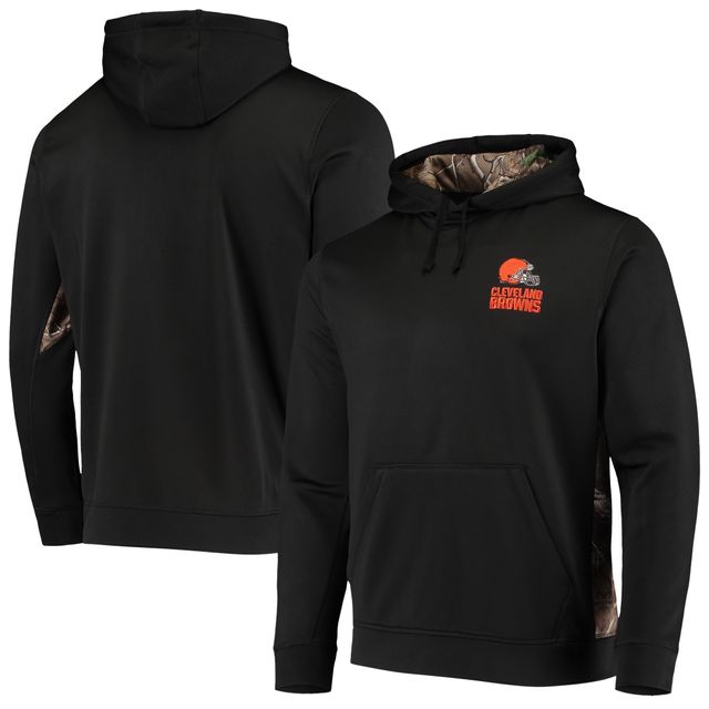 Pull à capuche pour homme Dunbrooke Black/Realtree Camo Cleveland Browns Logo Ranger