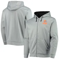 Men's Dunbrooke Gray/Black Cleveland Browns Apprentice Full-Zip Hoodie