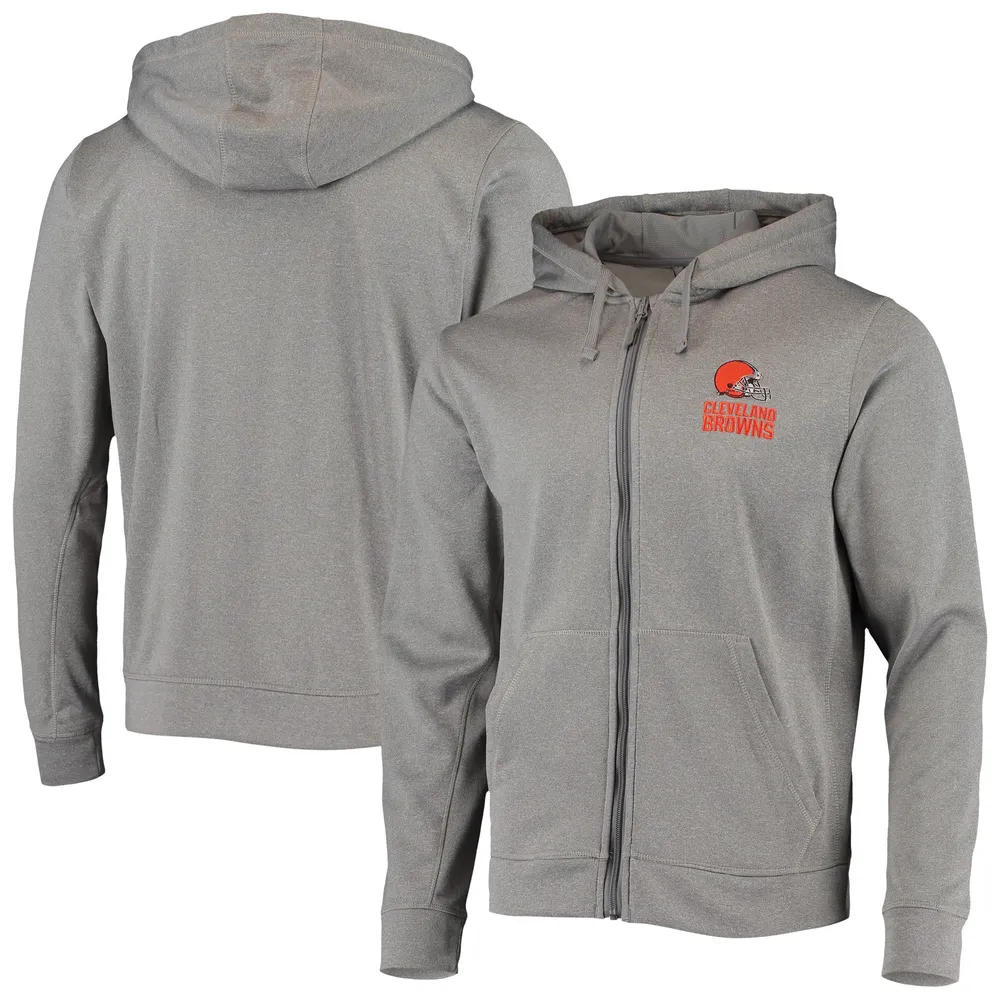 Lids Cleveland Browns Dunbrooke Trophy Fleece Full-Zip Hoodie - Heather  Gray