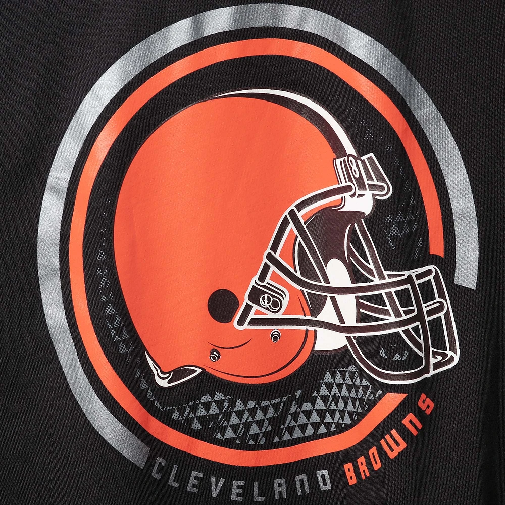 T-shirt noir Fanatics Cleveland Browns Big & Tall Color Pop pour hommes