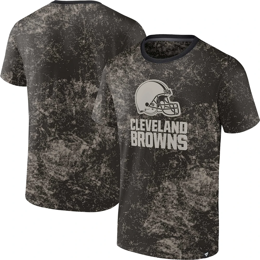 T-shirt noir Fanatics Shadow des Cleveland Browns pour hommes