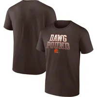 Men's Fanatics Branded Brown Cleveland Browns Home Stretch Team T-Shirt Size: Medium