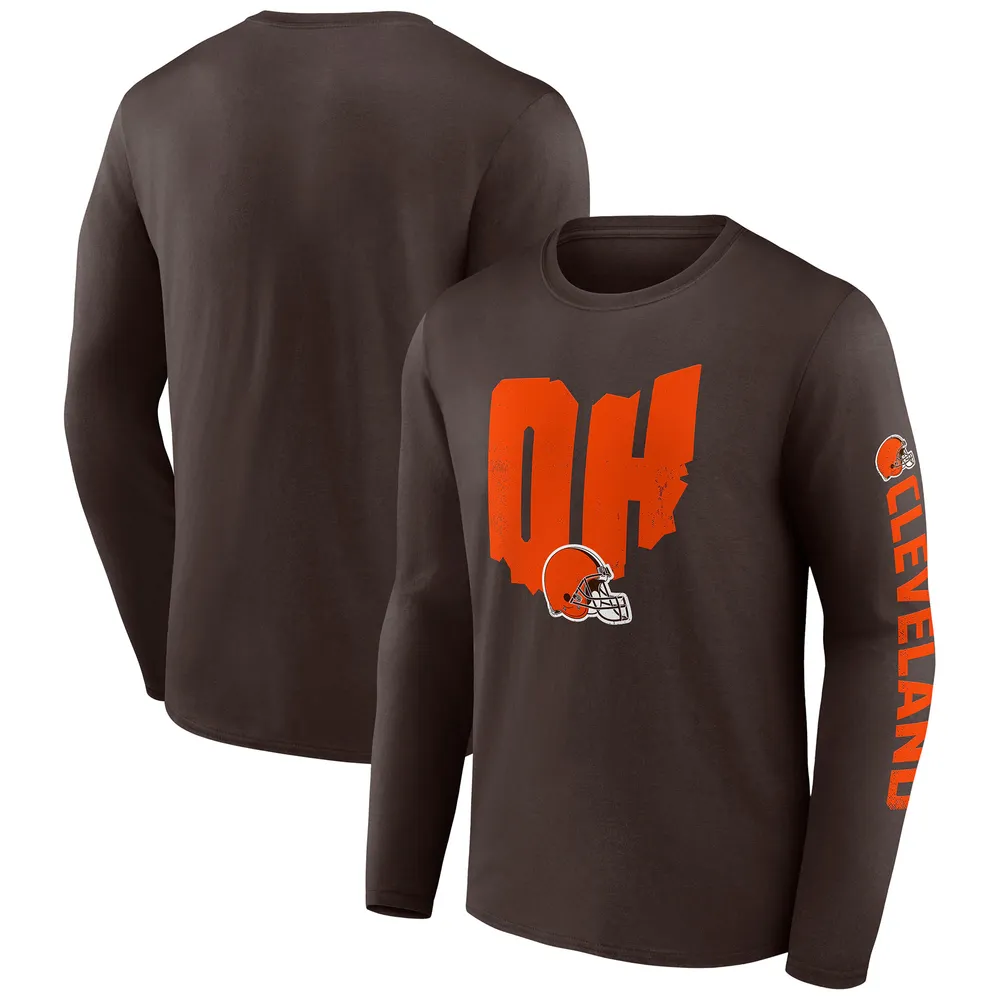 Men's Cleveland Browns Fanatics Branded Brown/White Fundamentals