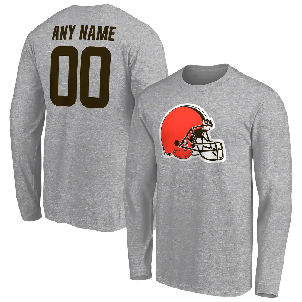 Men's Fanatics Branded Heather Gray Cleveland Browns Logo