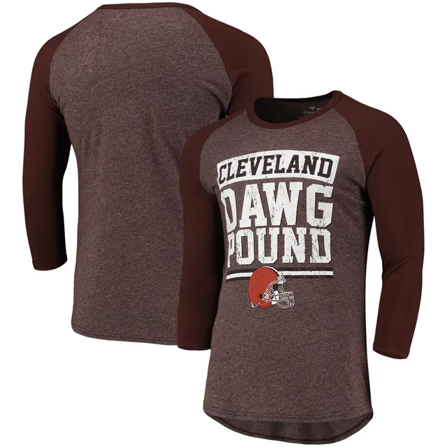 Lids Cleveland Indians Fanatics Branded True Classics Better Believe Raglan  Henley 3/4-Sleeve T-Shirt - Oatmeal/Navy