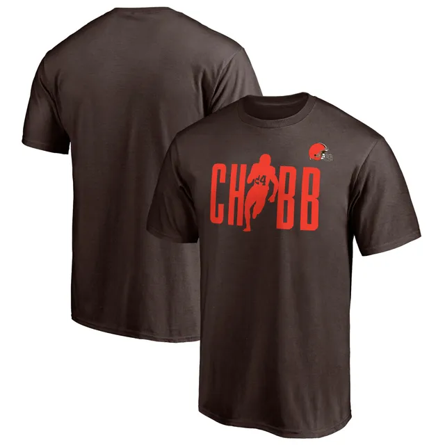 Women's Fanatics Branded Nick Chubb Brown Cleveland Browns Plus Size Name &  Number V-Neck T-Shirt