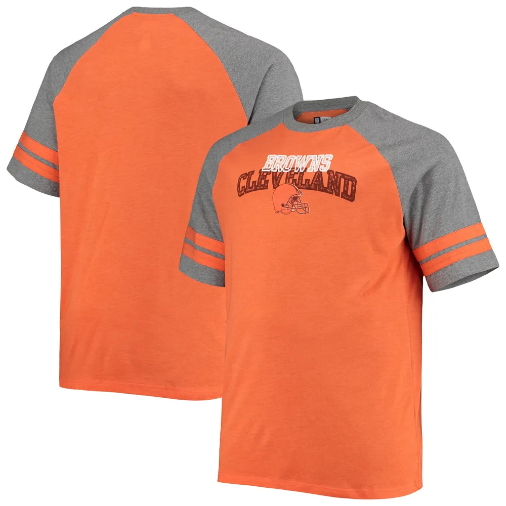 Lids Cleveland Browns Fanatics Branded Big & Tall Two-Stripe Tri