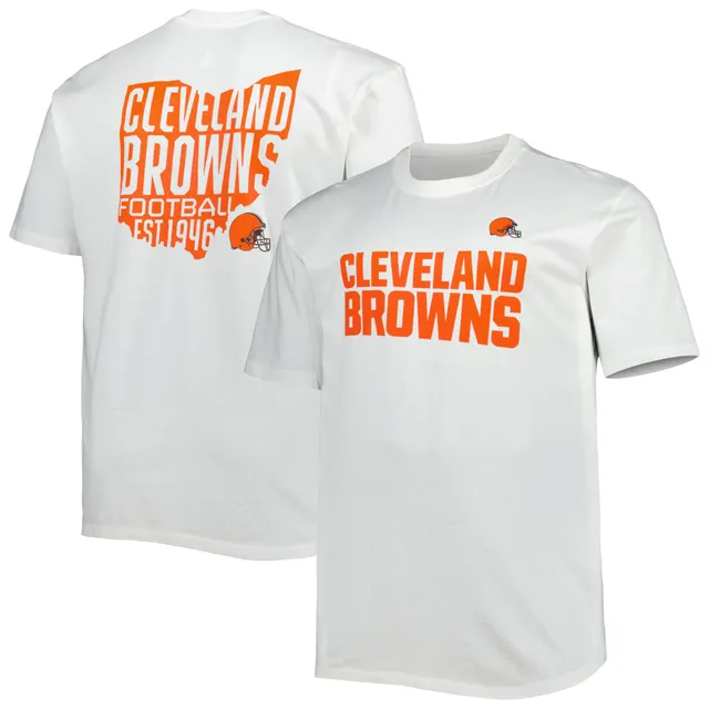 Men's Fanatics Branded Brown Cleveland Browns Home Stretch Team T-Shirt Size: Medium