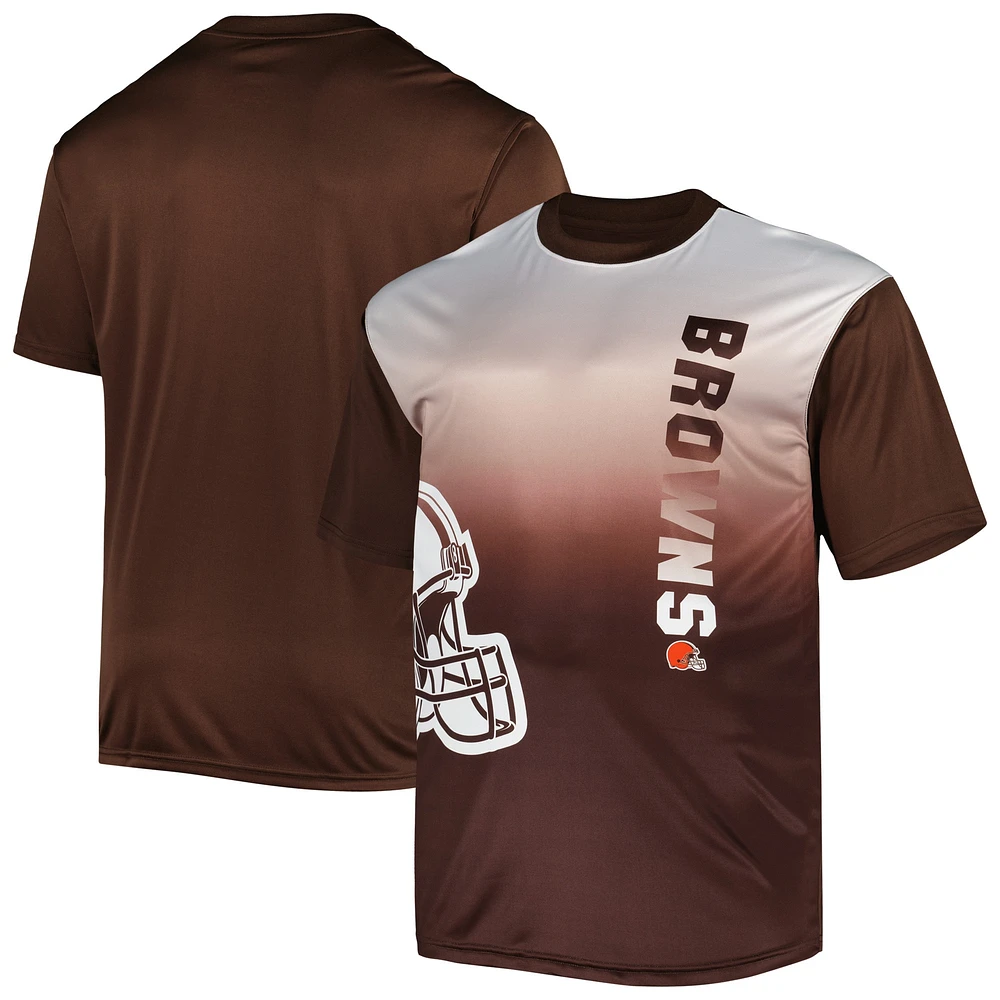 T-shirt marron fanatiques pour hommes Cleveland Browns Big & Tall