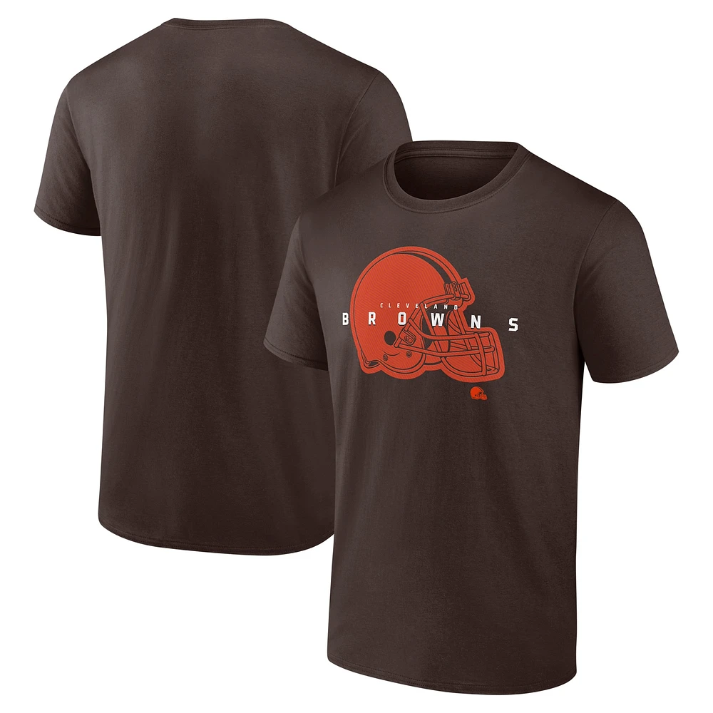 T-shirt coordonné marron pour homme Fanatics Cleveland Browns