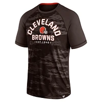 Men's Fanatics Brown Cleveland Browns Hail Mary Raglan T-Shirt