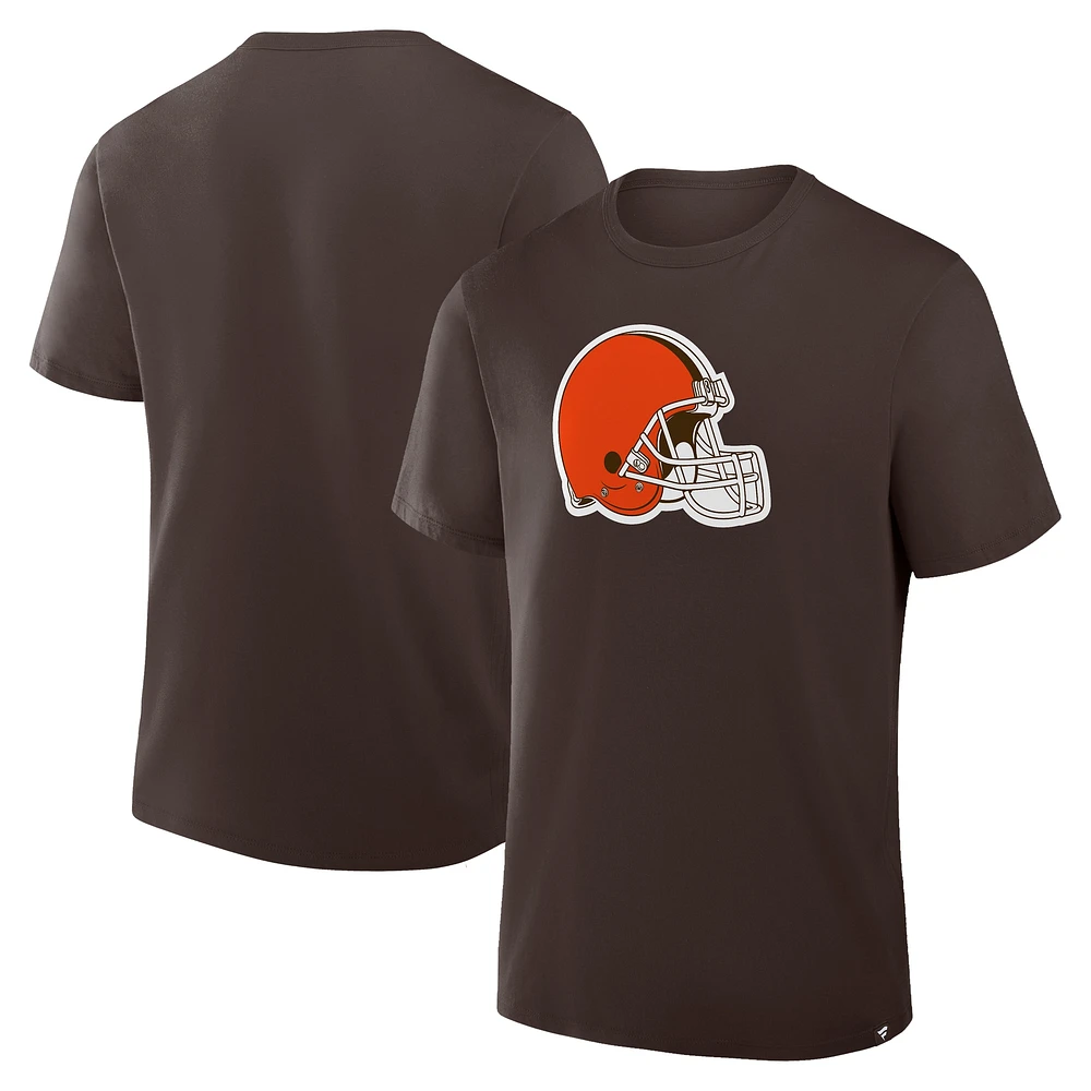 T-shirt en coton marron fanatiques pour hommes Cleveland Browns Legacy