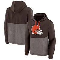 Sweat à capuche marron Fanatics pour hommes des Cleveland Browns Winter Camp