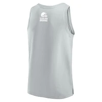 Men's Fanatics Gray Cleveland Browns Elements Tank Top