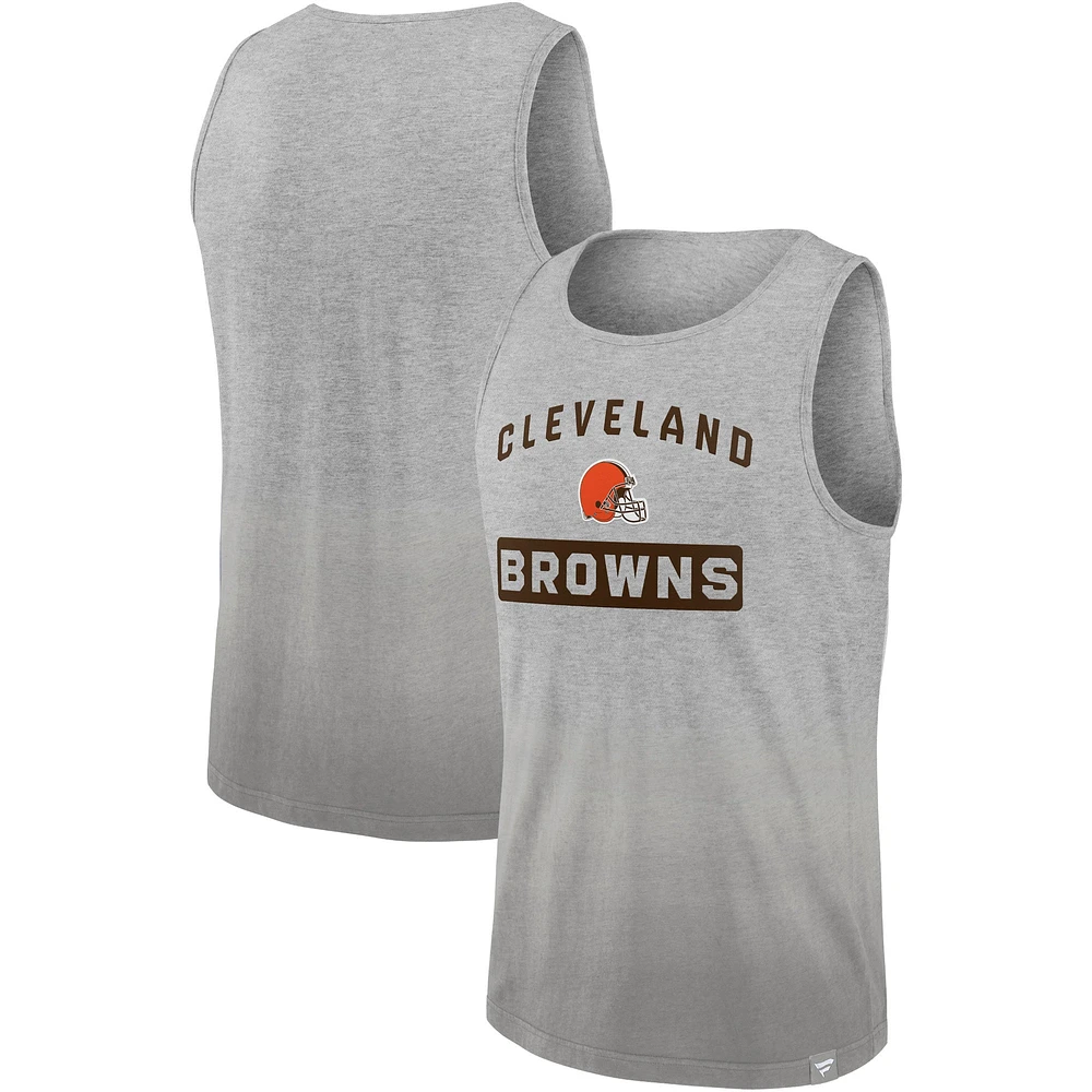 Men's Fanatics Heathered Gray Cleveland Browns Our Year Tank Top