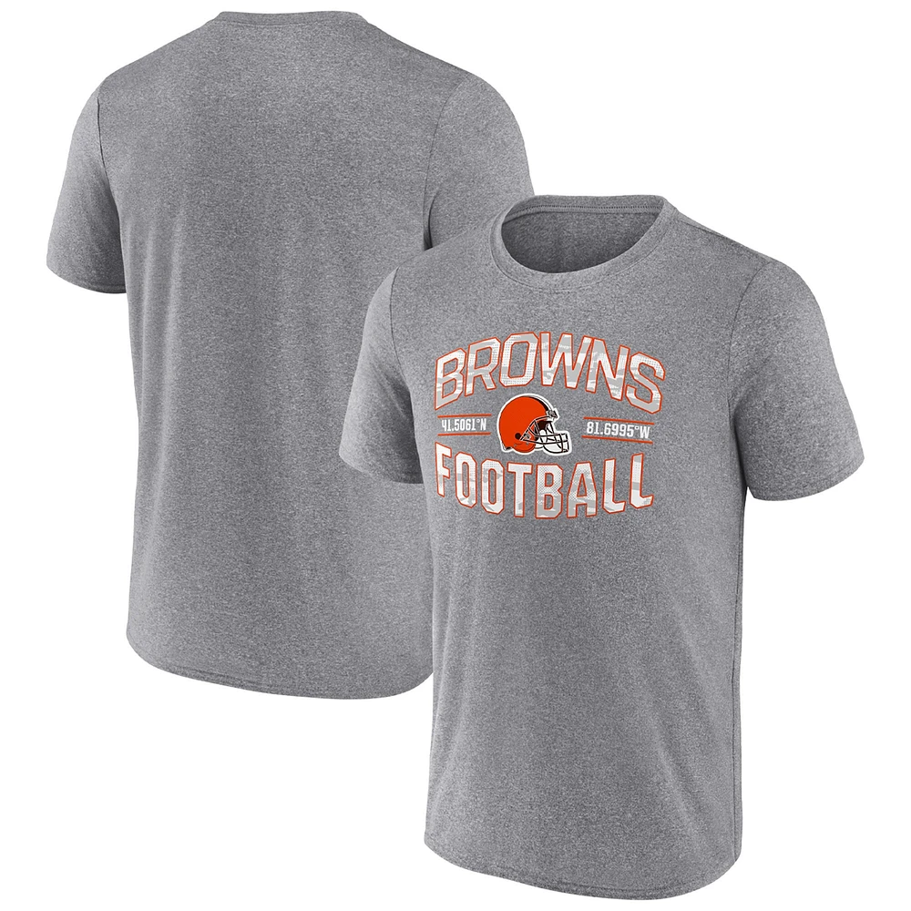 Fanatics pour hommes, gris chiné, Cleveland Browns Want To Play - T-shirt