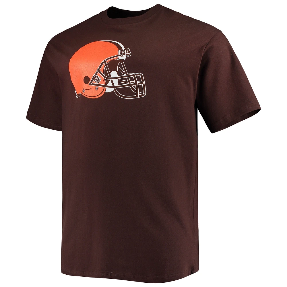 Men's Fanatics Nick Chubb Brown Cleveland Browns Big & Tall Player Name Number T-Shirt