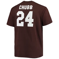 Fanatics pour hommes Nick Chubb Brown Cleveland Browns Big & Tall Player Name Number T-shirt